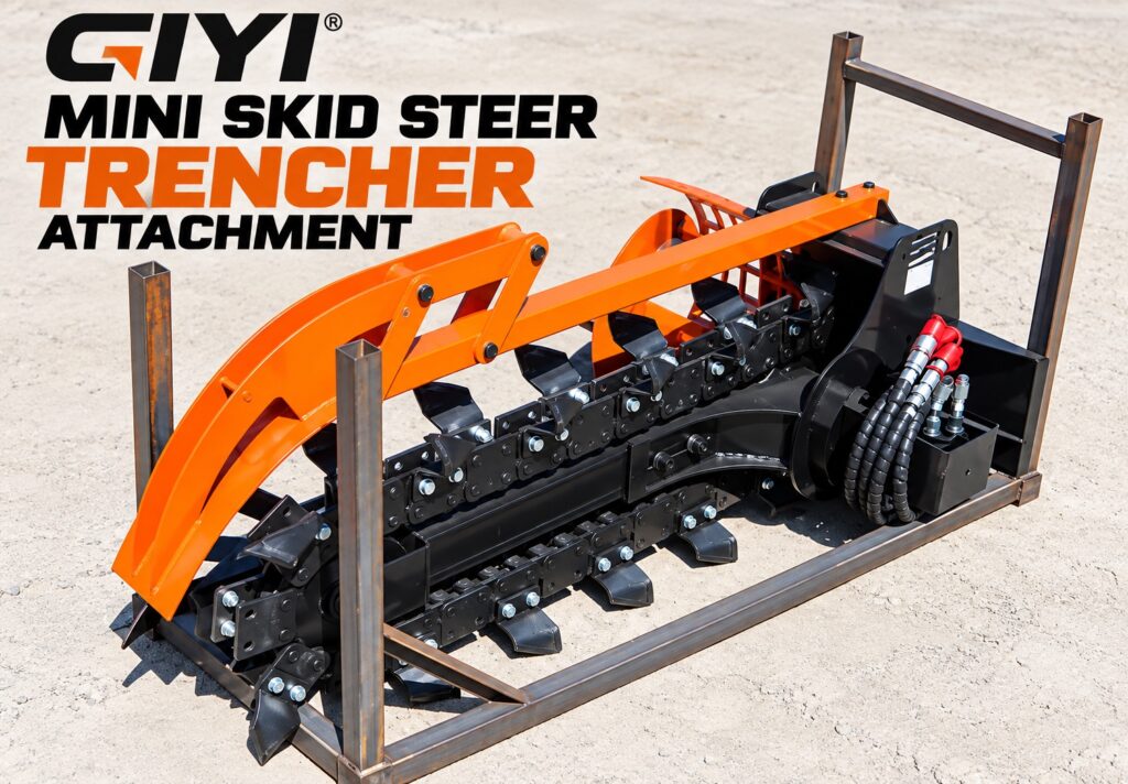 Mini Skid Steer Trencher Attachment